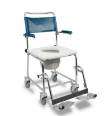 MedPro Defense Euro Commode with Flip-Up Armrests